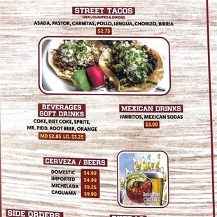 New Menu