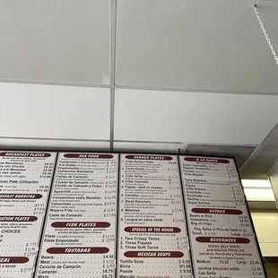 pt. 2 of Menu for August