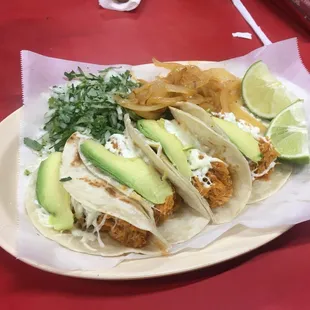 Tacos de Pollo en Harina
