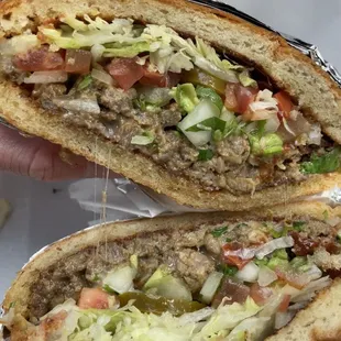 Steak torta with Avocado