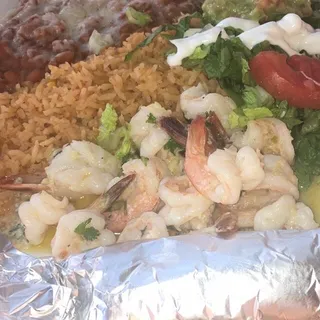 45 CAMARONES AL MOJO DE AJO