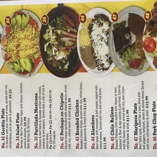 Menus