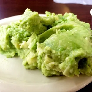 Their attempt at guacamole = just a semi-mashed avocado with no seasoning.