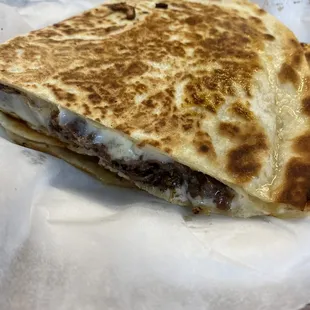 Sincronesada - never heard of it but quesadilla with meat. Suuuuuh good