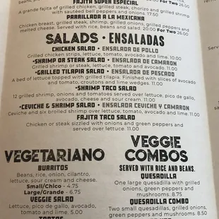 Menu October 2022