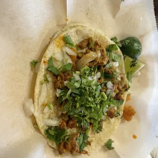Al Pastor taco was average
