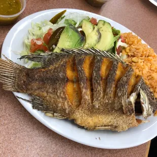 Plato a la mojarra. (Mojarra plate) not the diablo one.