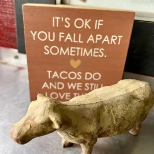 Loved this sign! I actually needed to hear that