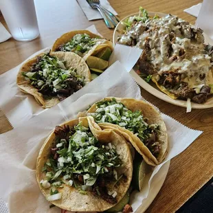 Tacos and nachos