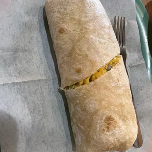 Fajita Burrito al carbon