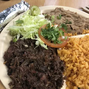 Barbacoa Plate