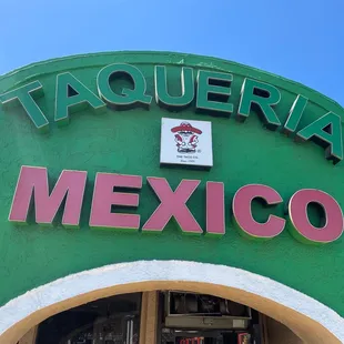 Front sign at entrance