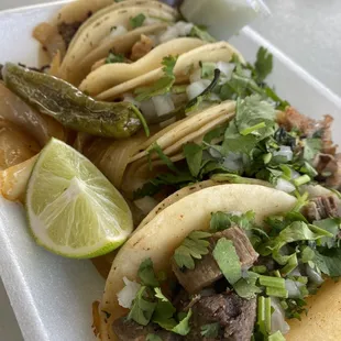 5 taco special!! Used to be 5 bucks.  Now 6.50.  Still worth it!!!!