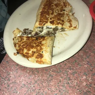 Large quesadillas 4.50