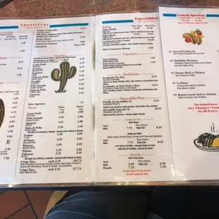 I don&apos;t think this menu has changed since I was 15