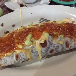This carne asada burrito was whatever.. ):