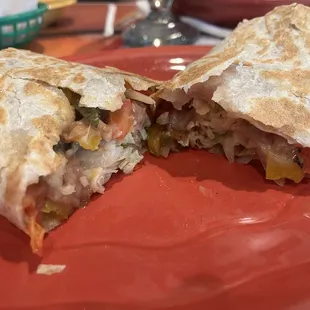 Vegetarian burrito