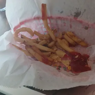 This is a example of the food not being great