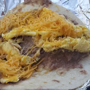 Bean egg cheese Taquito