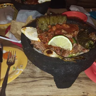 Molcajeteada