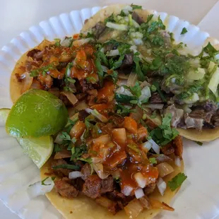 Al Pastor and Cabeza