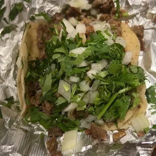 Carne asada tacos