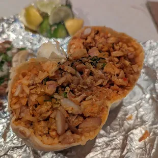 Chicken burrito