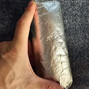 Smallest burrito for $11.00 at a taqueria ever...