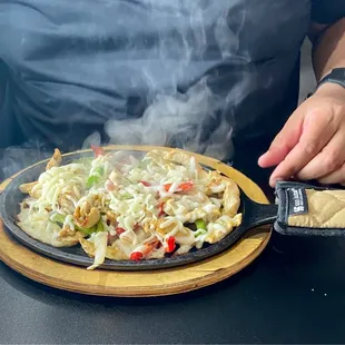 a person making a mexican dish