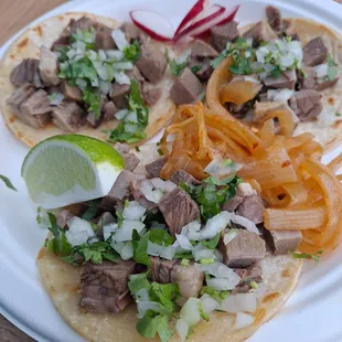 a plate of mexican food