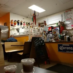 two cups of coffee on a table