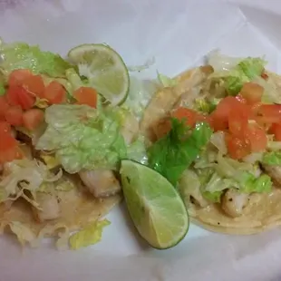 2 fish tacos