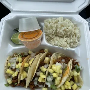 Pork tacos