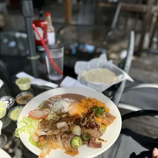 STEAK RANCHERO PLATE.