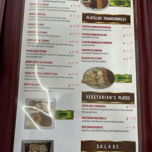 menu, sushi and sashimi