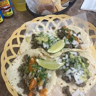 Steak tacos