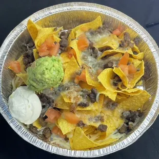 nachos, food