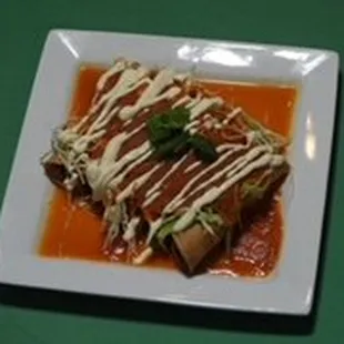 Flautas o taquitos fritos