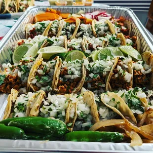 Seriously, just so many tacos.