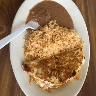 Quesadilla plate