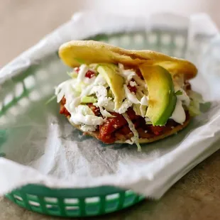 Gordita pastor meat