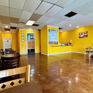 the interior of a restaurant