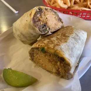Asada burrito