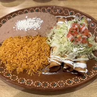 Chicken flautas