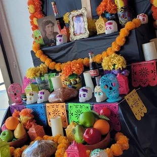 Día de los muertos altar