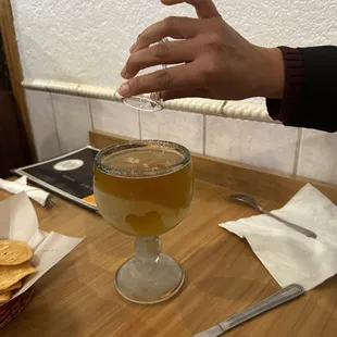 drink, sushi and sashimi