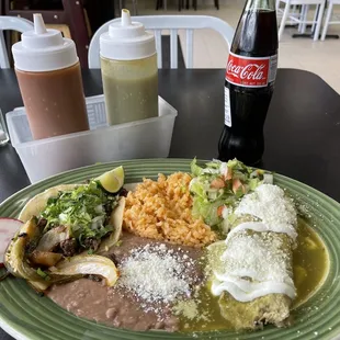 Taco/tamal combo $10.99