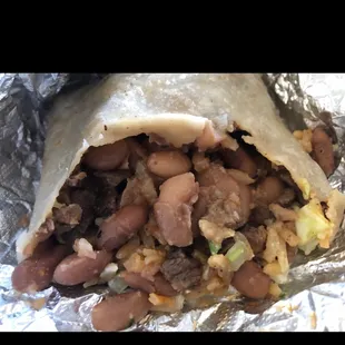 Asada Meat Burrito