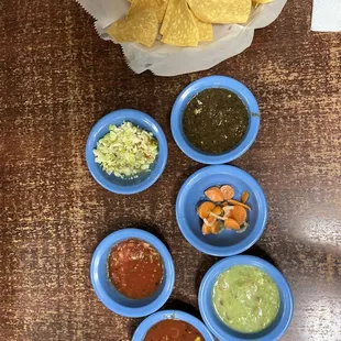 Salsa bar! Check!