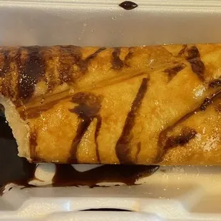 Apple chimichanga was really good